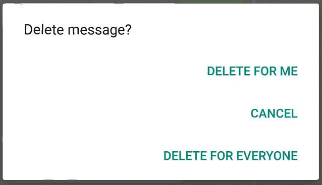 delete message 